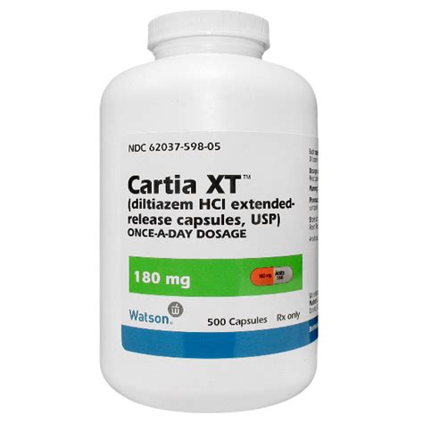 what is the generic name for cartia xt